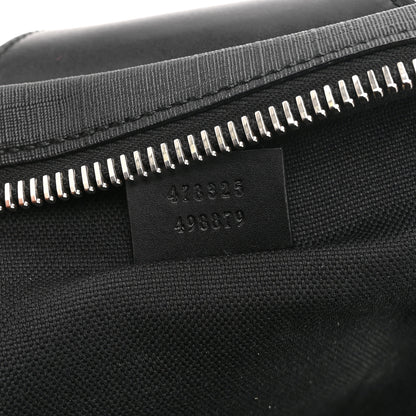 Gucci GG Supreme Monogram Web Belt Bag Black Grey 7 of 10