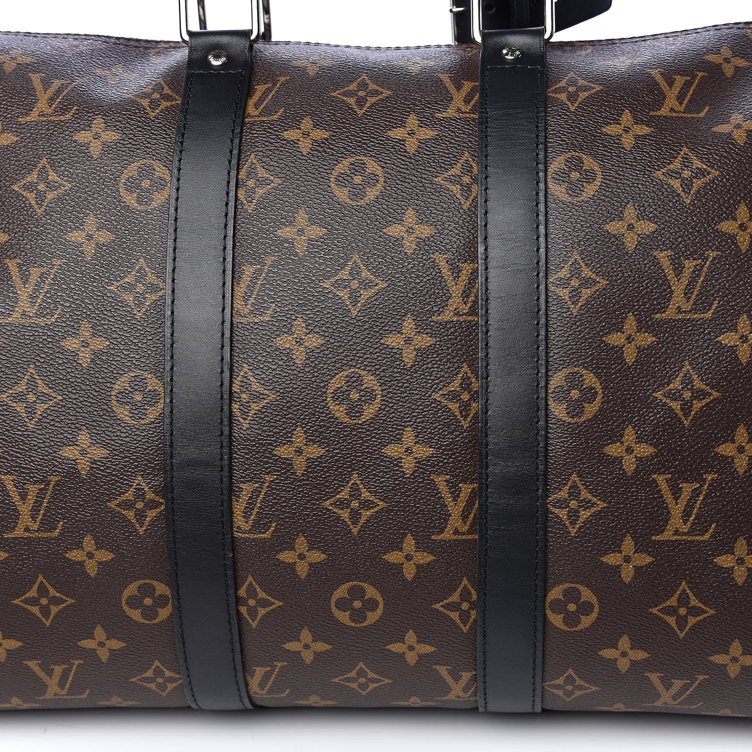 Louis Vuitton Monogram Macassar Keepall Bandouliere 45 11 of 14