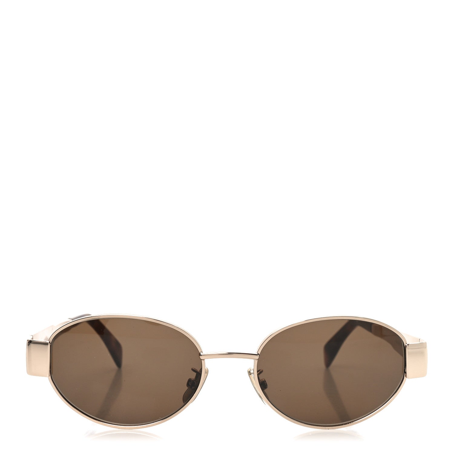Celine Metal Triomphe 01 Sunglasses CL40235U Rose Gold Brown 2 of 7