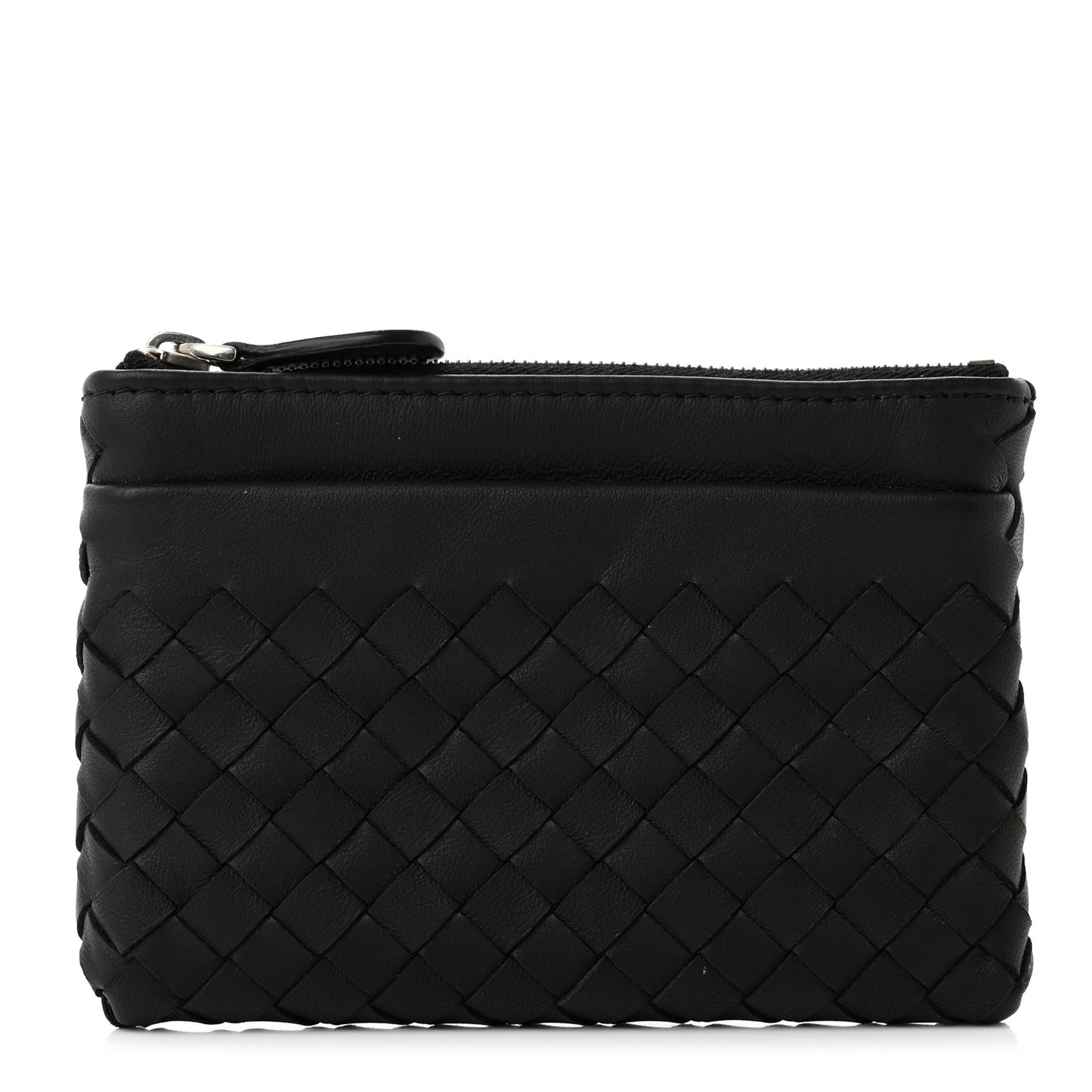 Nappa Intrecciato Key Holder Black