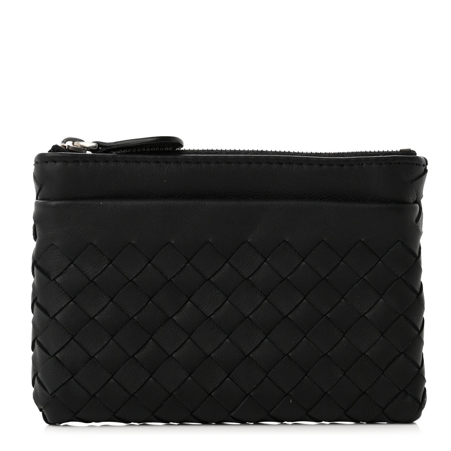 Bottega Veneta Nappa Intrecciato Key Holder Black 1 of 7