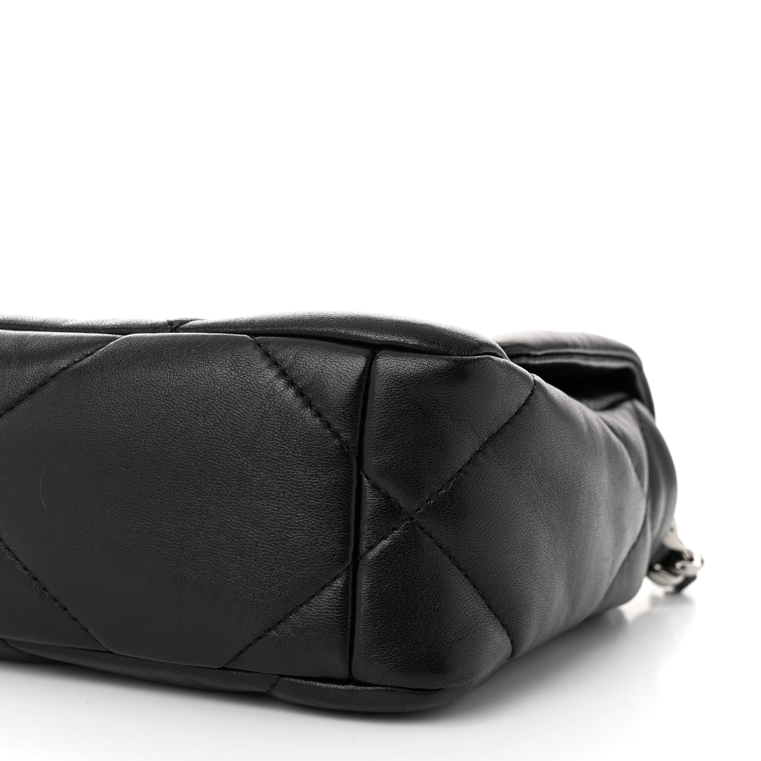 Chanel Lambskin Quilted Medium Chanel 19 Flap Black 10 of 11