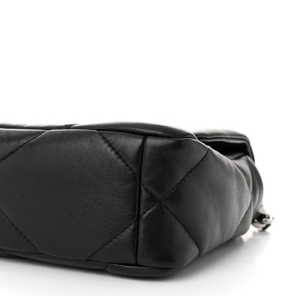 Chanel Lambskin Quilted Medium Chanel 19 Flap Black 10 of 11