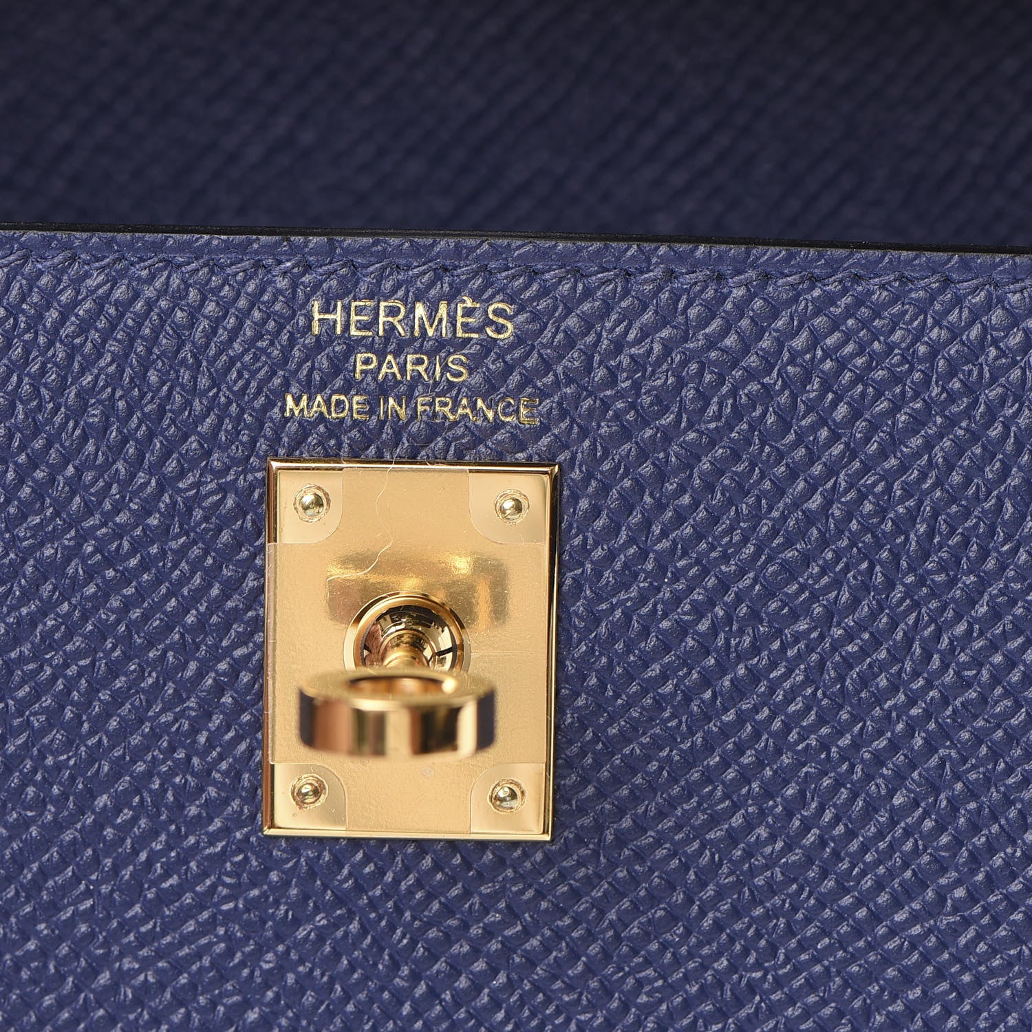 Hermes Epsom Kelly Sellier 25 Bleu Saphir 23 of 38