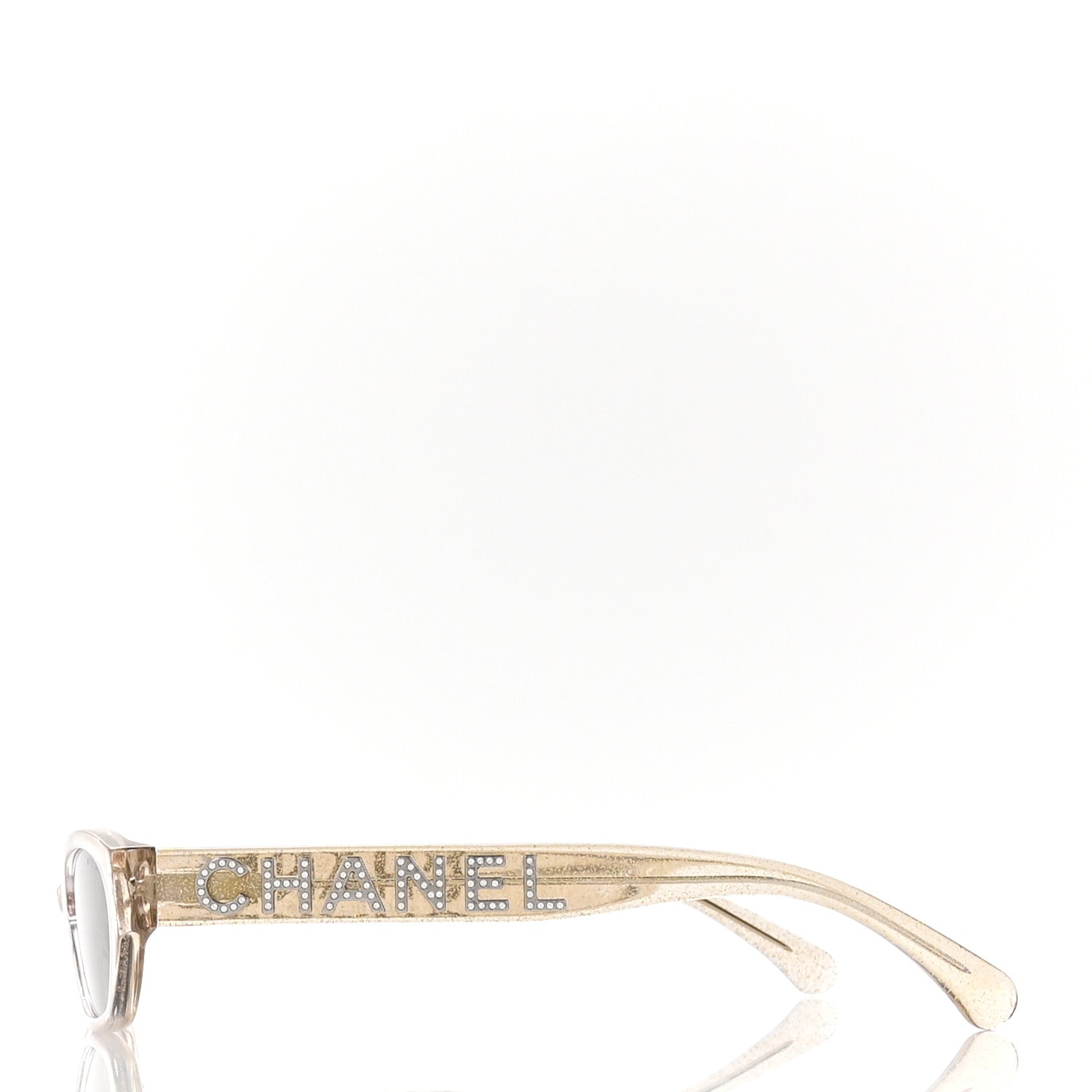 Chanel Rectangle Sunglasses 71280 Gold 3 of 9