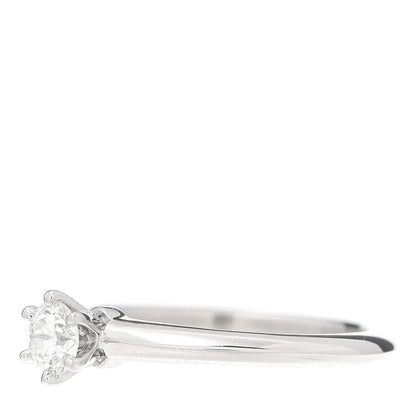 Tiffany Platinum Diamond .29ct Solitaire Engagement Ring 52 6 3 of 6