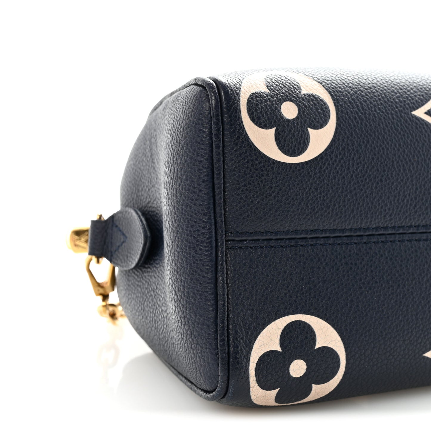 Empreinte Monogram Giant Speedy Bandouliere 20 Navy Creme