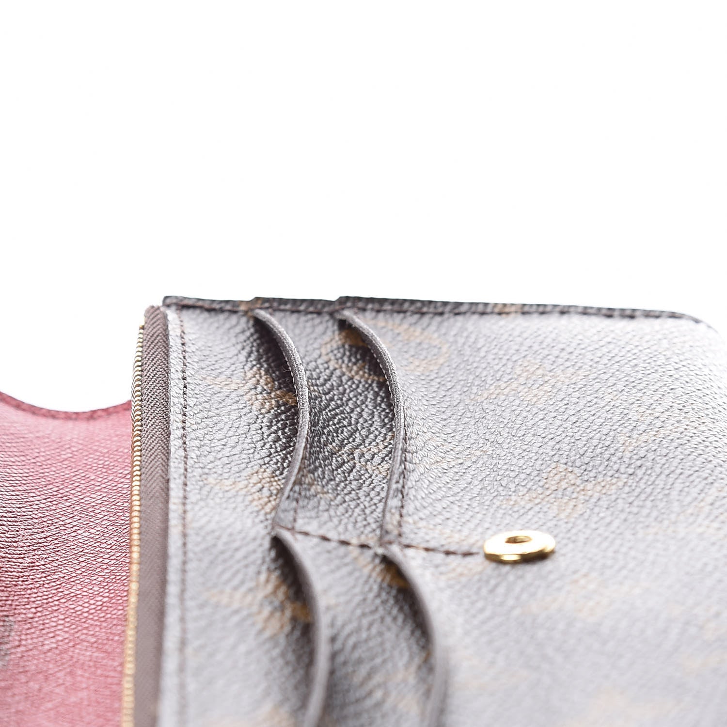 Louis Vuitton Monogram Emilie Wallet Red 11 of 14