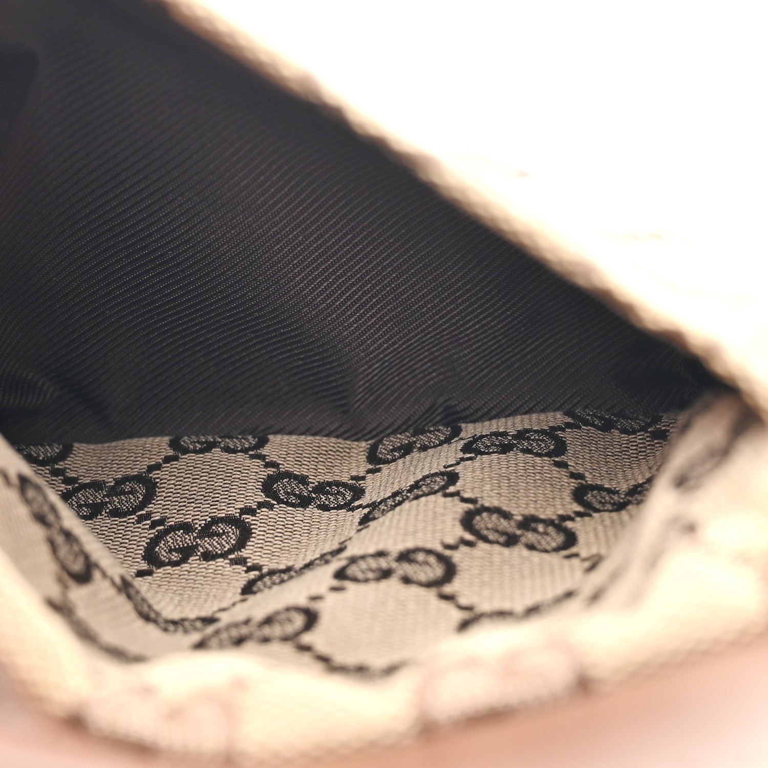 Gucci GG Monogram Web Double Pocket Belt Bag Dark Brown 6 of 14