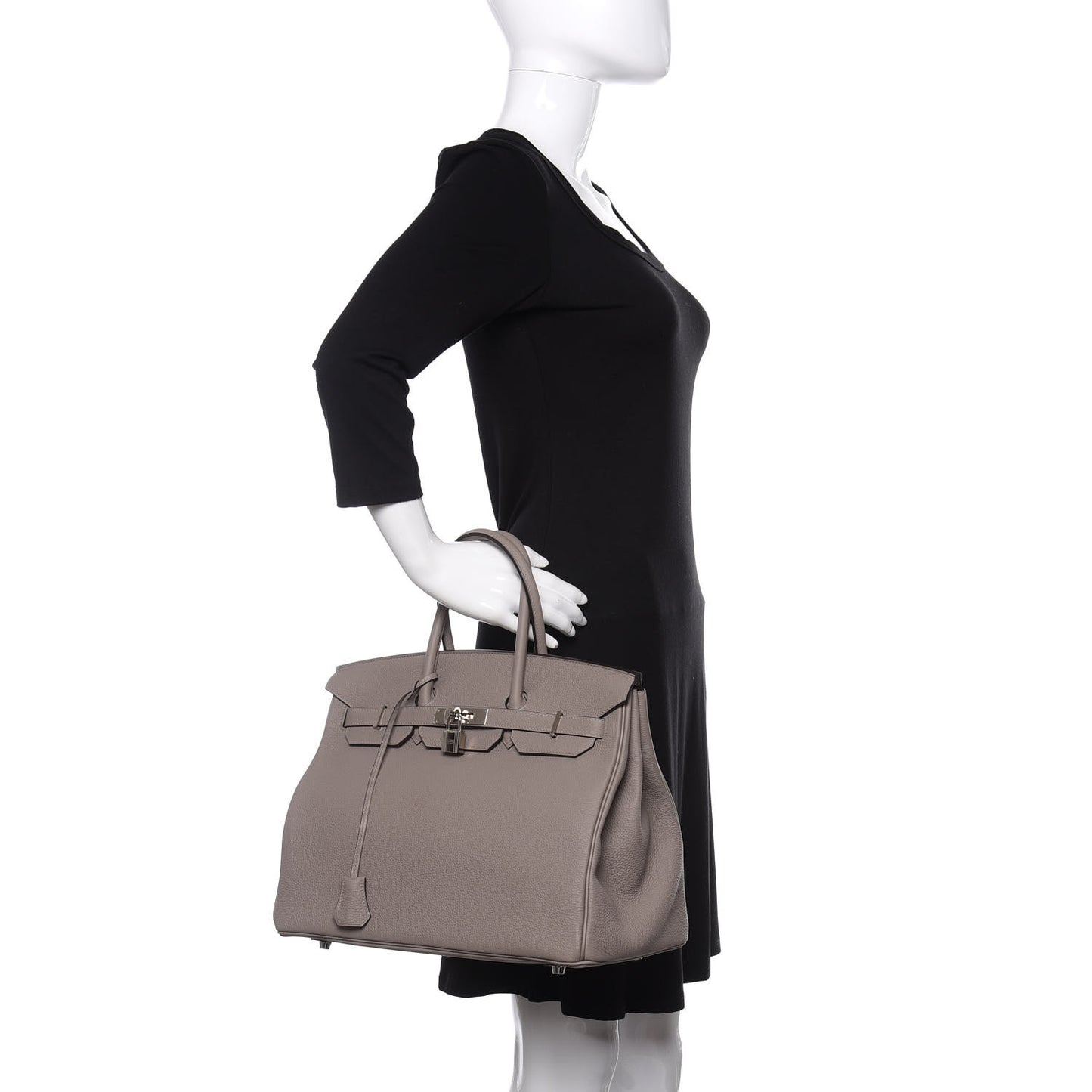 Togo Birkin 35 Gris Asphalte
