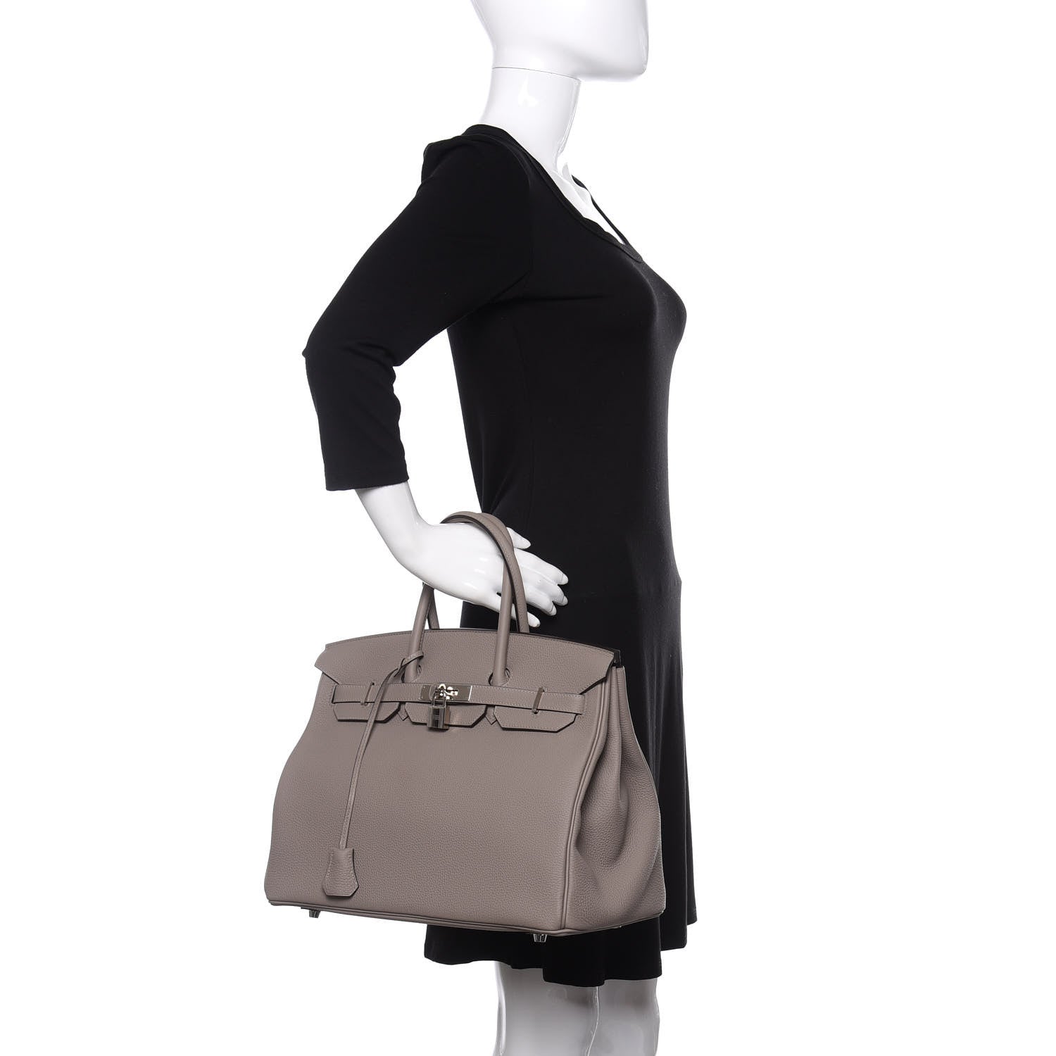 Hermes Togo Birkin 35 Gris Asphalte 2 of 10