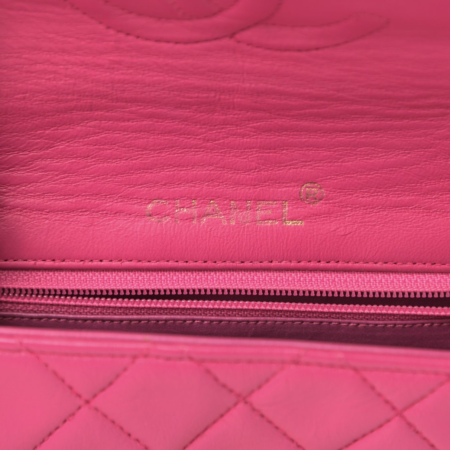 Lambskin Quilted Mini Square Flap Pink