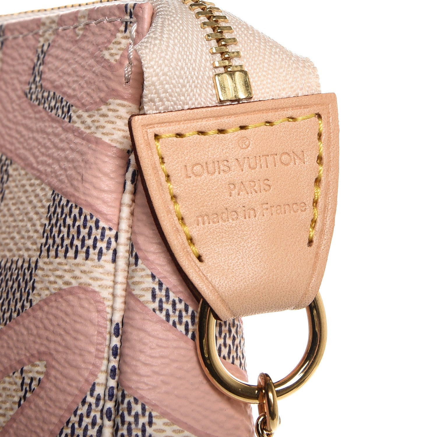 Louis Vuitton Damier Azur Tahitienne Mini Pochette Accessories 6 of 8