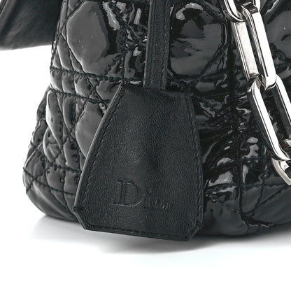 Christian Dior Patent Cannage New Lock Flap Black 8 of 12