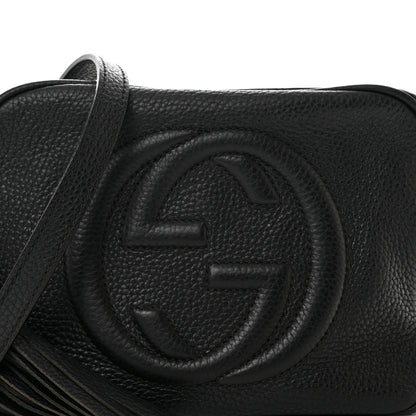 Gucci Pebbled Calfskin Small Soho Disco Bag Black 8 of 15
