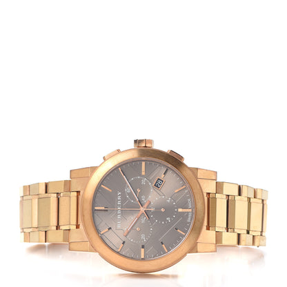 Burberry Stainless Steel 42mm Chronograph Quartz Watch Taupe BU9353 2 of 6