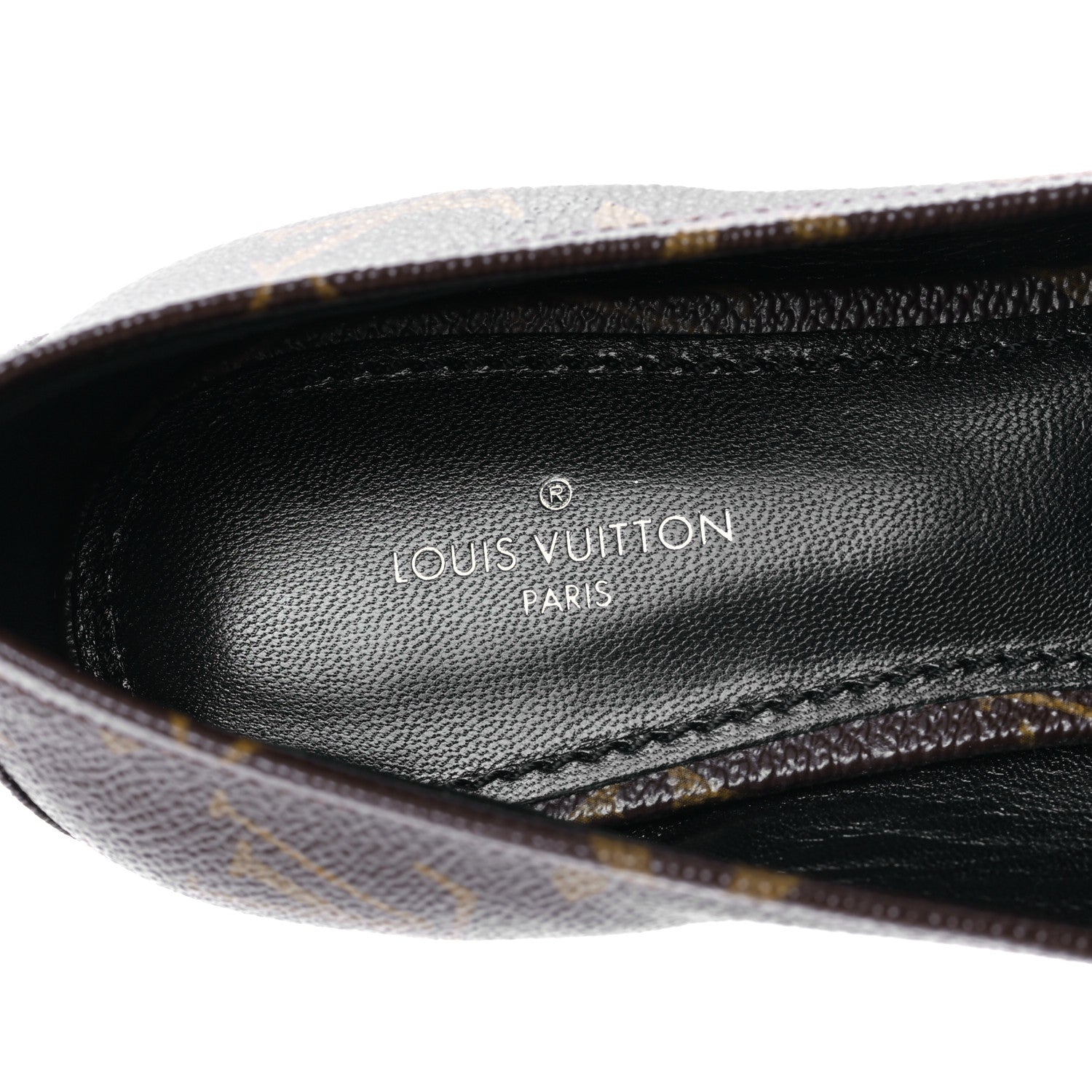 Louis Vuitton Monogram Upper Case Flat Loafer 38 7 of 8
