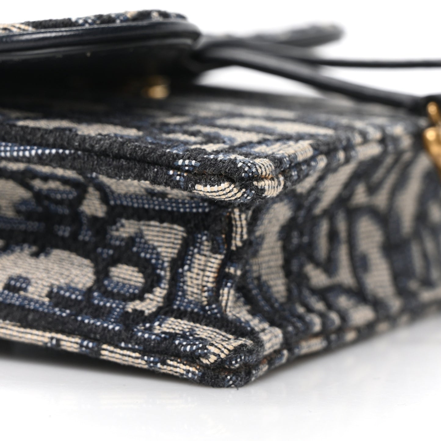 Oblique Saddle Belt Bag Blue