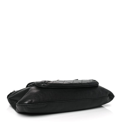 Chanel Caviar Stitched Pocket In The City Hobo Black 4 of 14