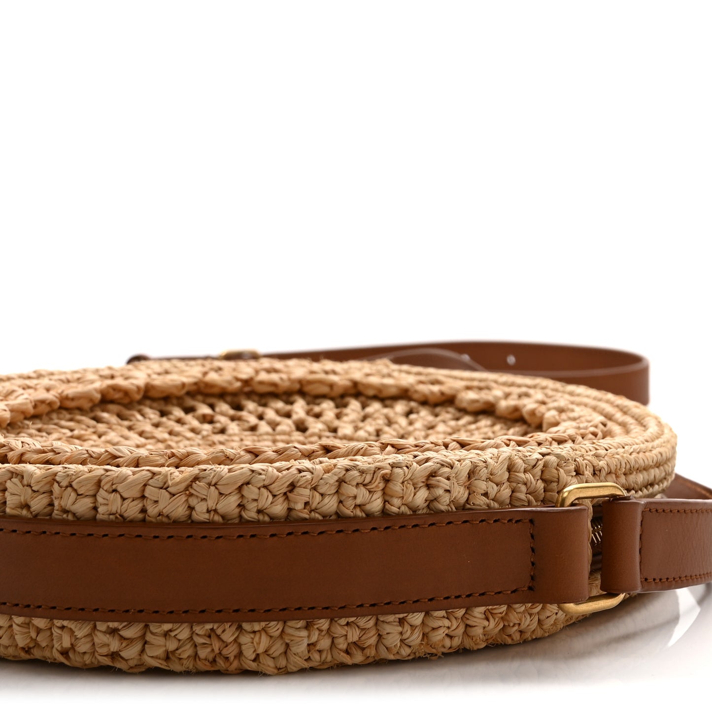 Raffia Sac Round Naturel