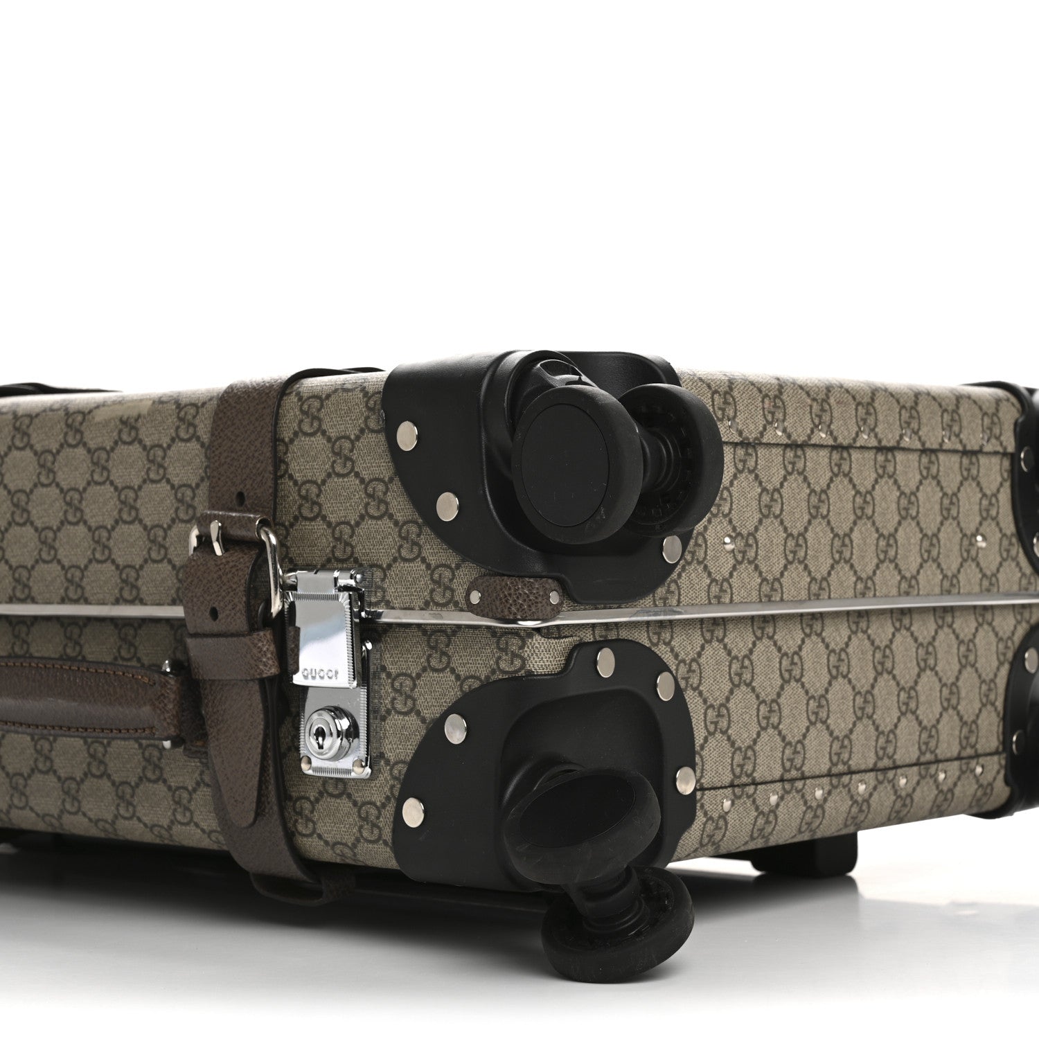Gucci Supreme Monogram Globe-Trotter Carry-On Brown 8 of 15
