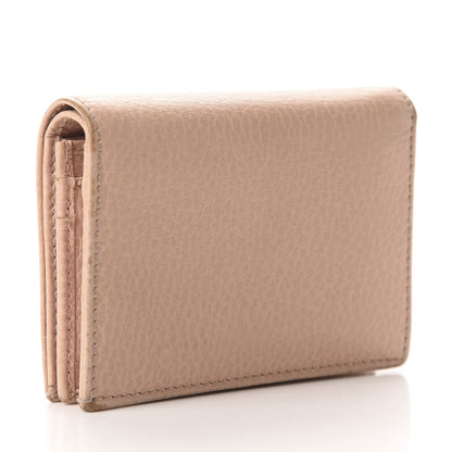 Gucci Dollar Calfskin GG Marmont Card Case Perfect Pink 3 of 12