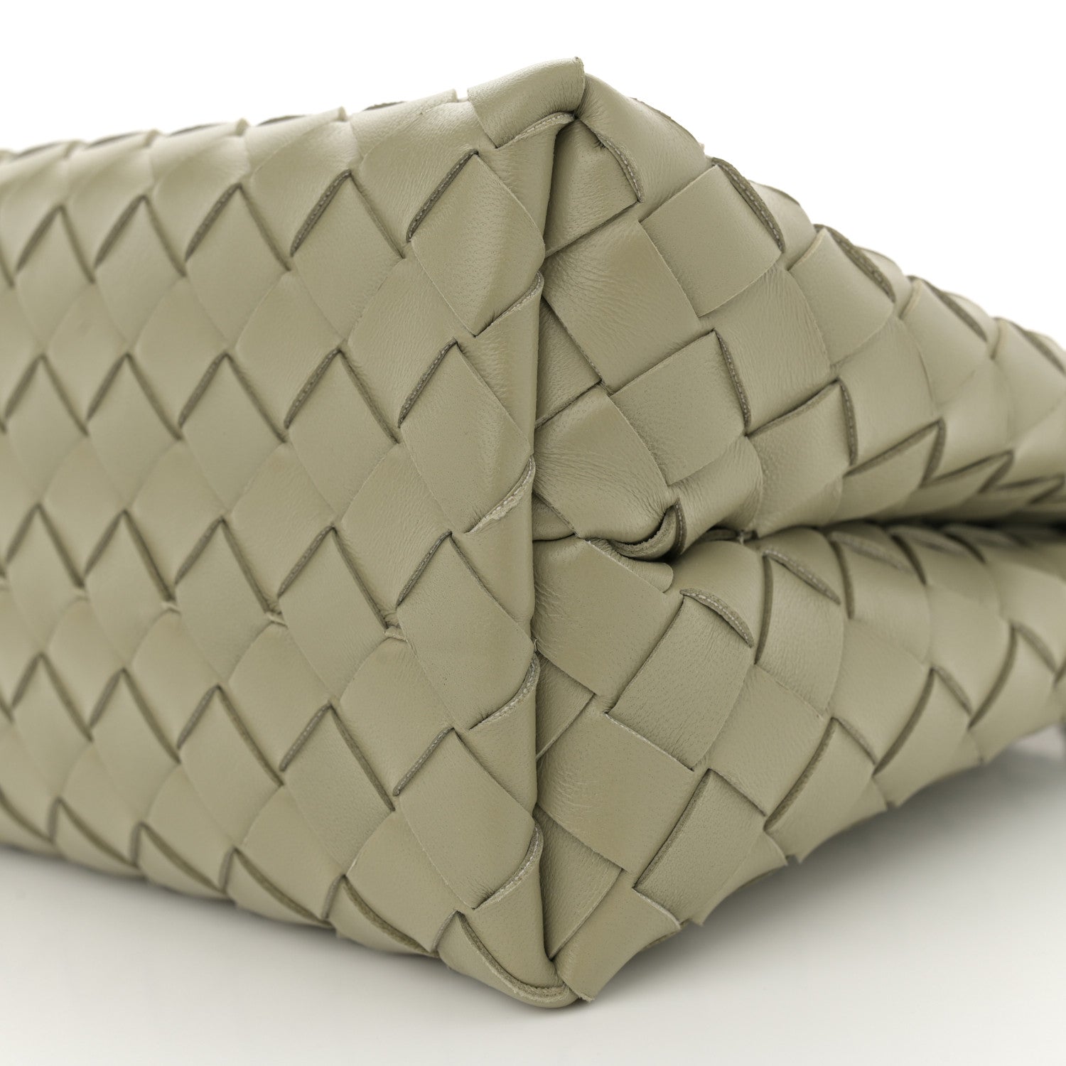 Bottega Veneta Nappa Intrecciato Small Andiamo Shoulder Bag Travertine 9 of 9