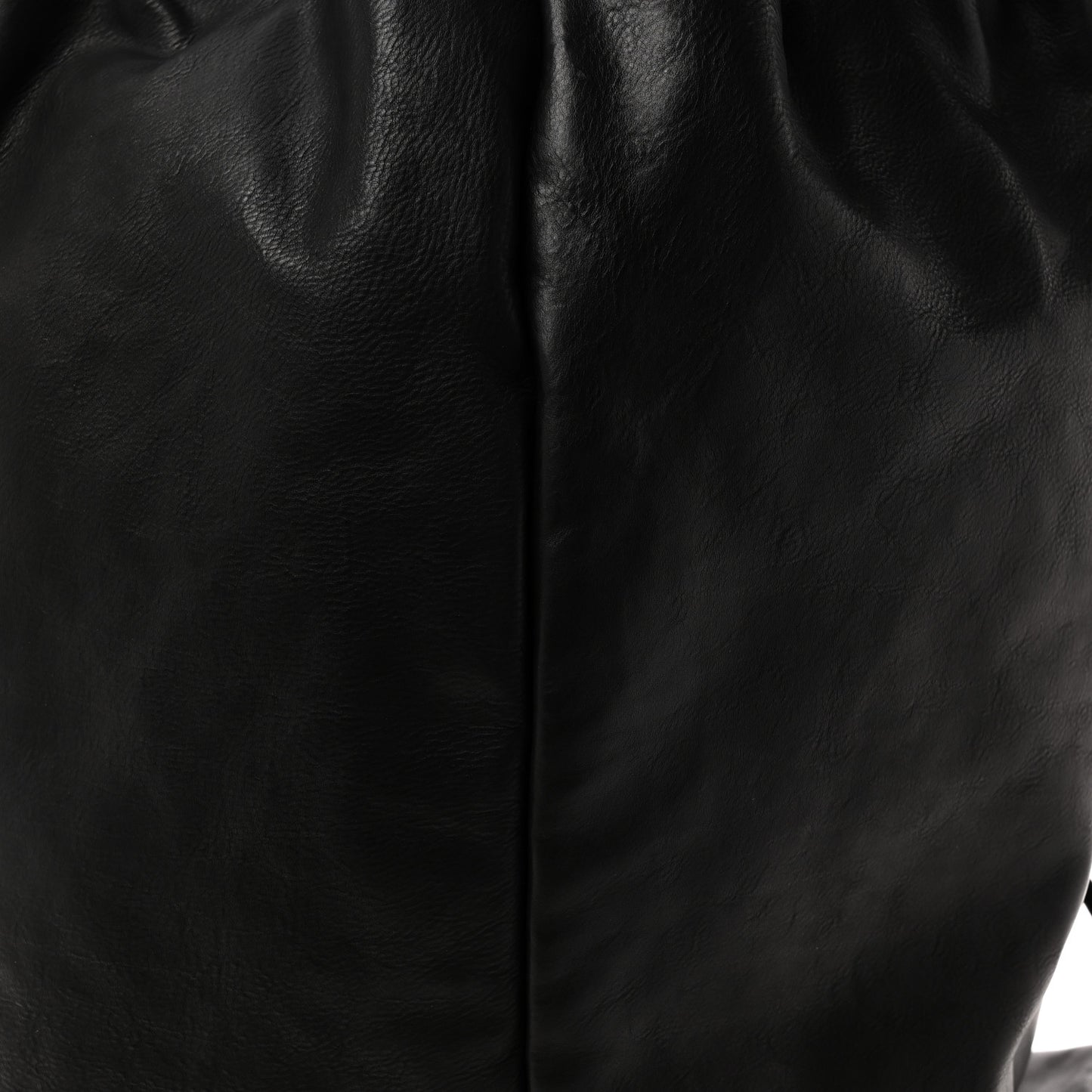 Nappa Puffy Backpack Black