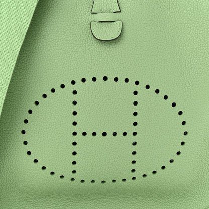 Hermes Taurillon Maurice Evelyne III PM Vert Criquet 8 of 11