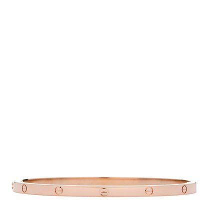 Cartier 18K Pink Gold Small LOVE Bracelet 18 2 of 7