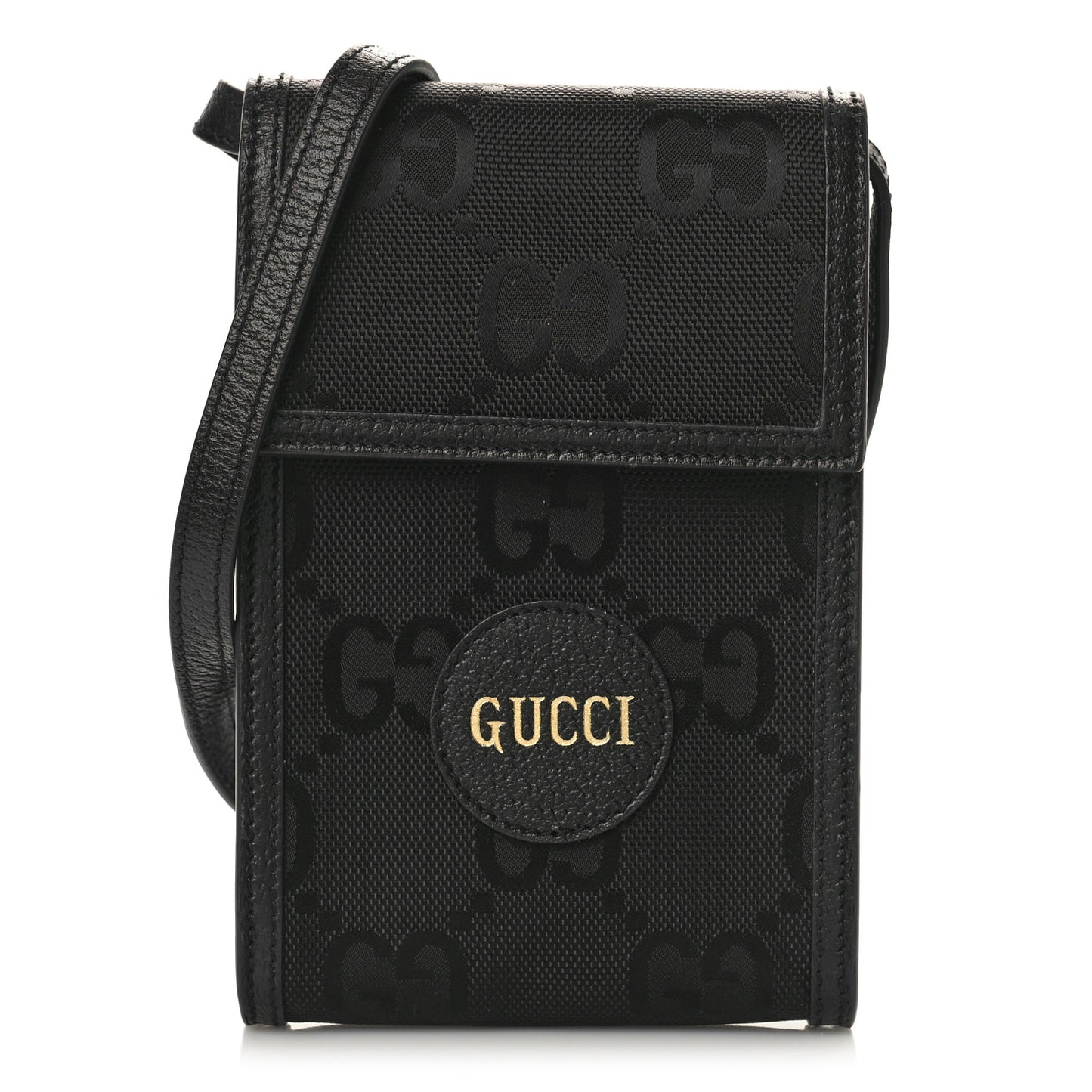 Econyl Nylon Monogram Off The Grid Crossbody Bag Black