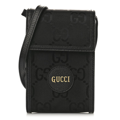 Gucci Econyl Nylon Monogram Off The Grid Crossbody Bag Black 1 of 8