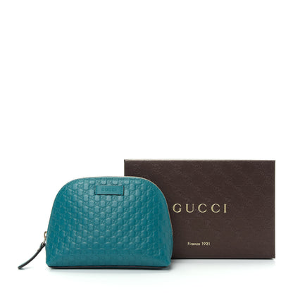 Gucci Microguccissima GG Cosmetic Case Deep Cobalt 8 of 8