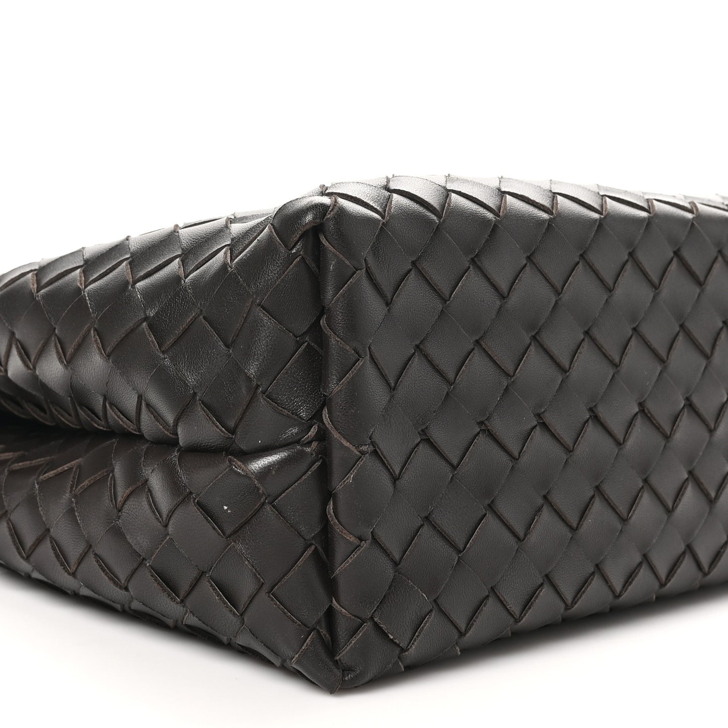 Nappa Intrecciato Medium Andiamo Shoulder Bag Fondant