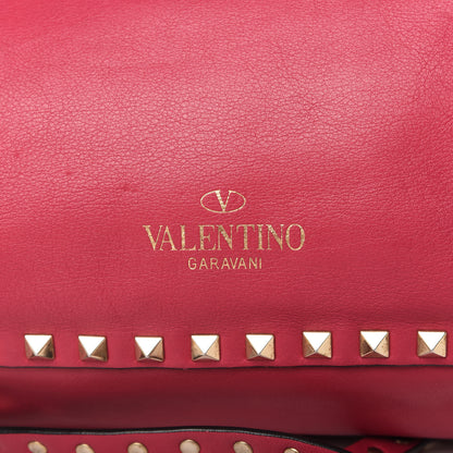 Valentino Garavani Vitello Small Rockstud Tote Fuchsia 12 of 14