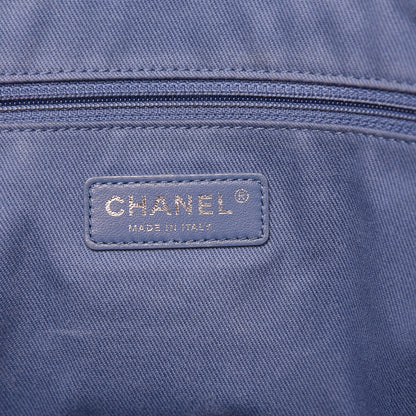 Chanel Canvas Small Deauville Tote Blue 6 of 14