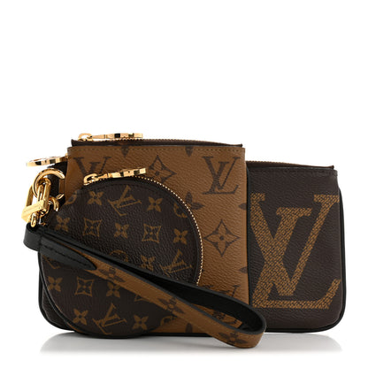Louis Vuitton Reverse Monogram Giant Trio Pouch 1 of 10