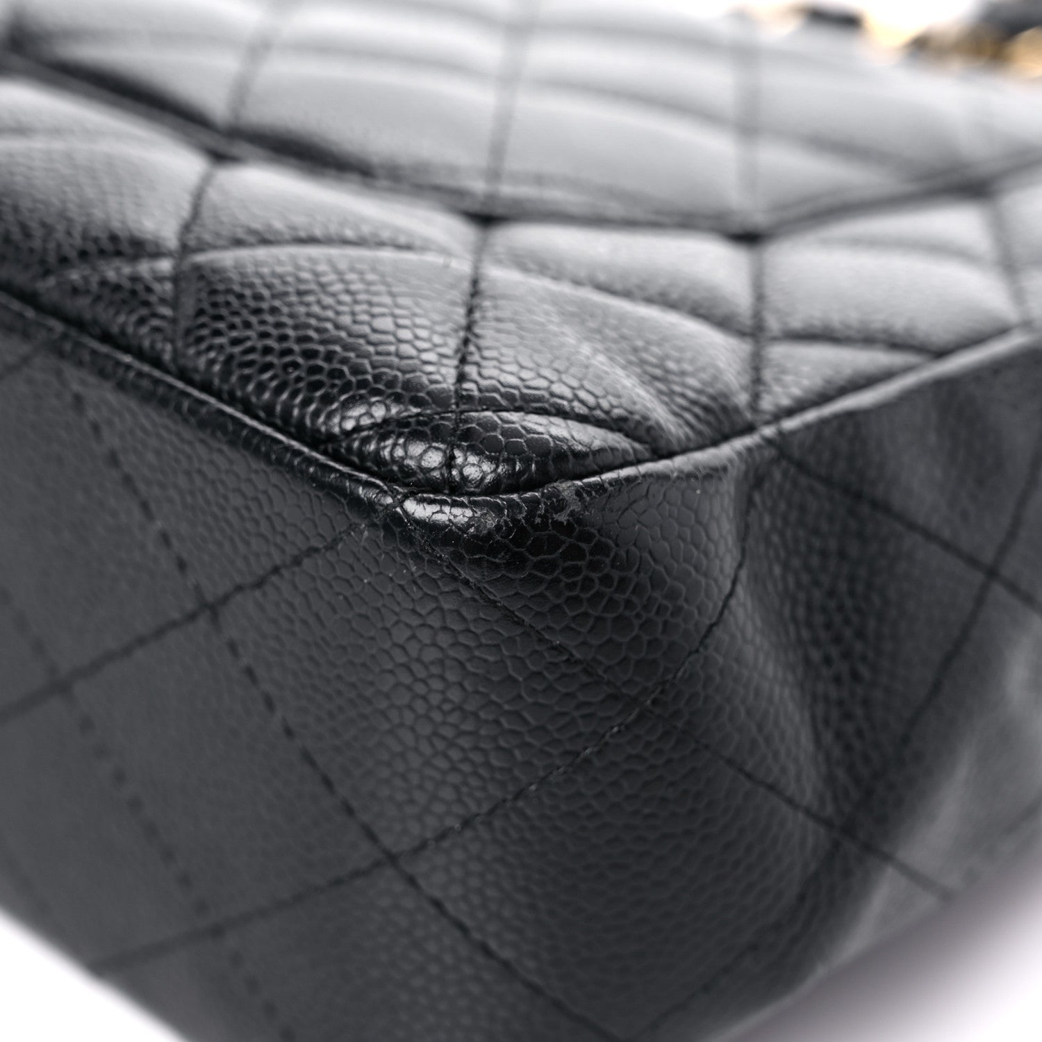Chanel Caviar Quilted Jumbo Single Flap Black 8 of 23