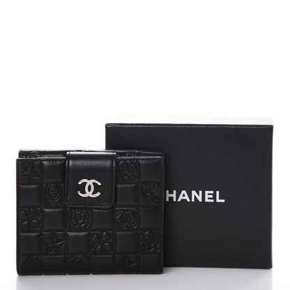Chanel Lambskin Precious Symbols French Wallet Black 10 of 10