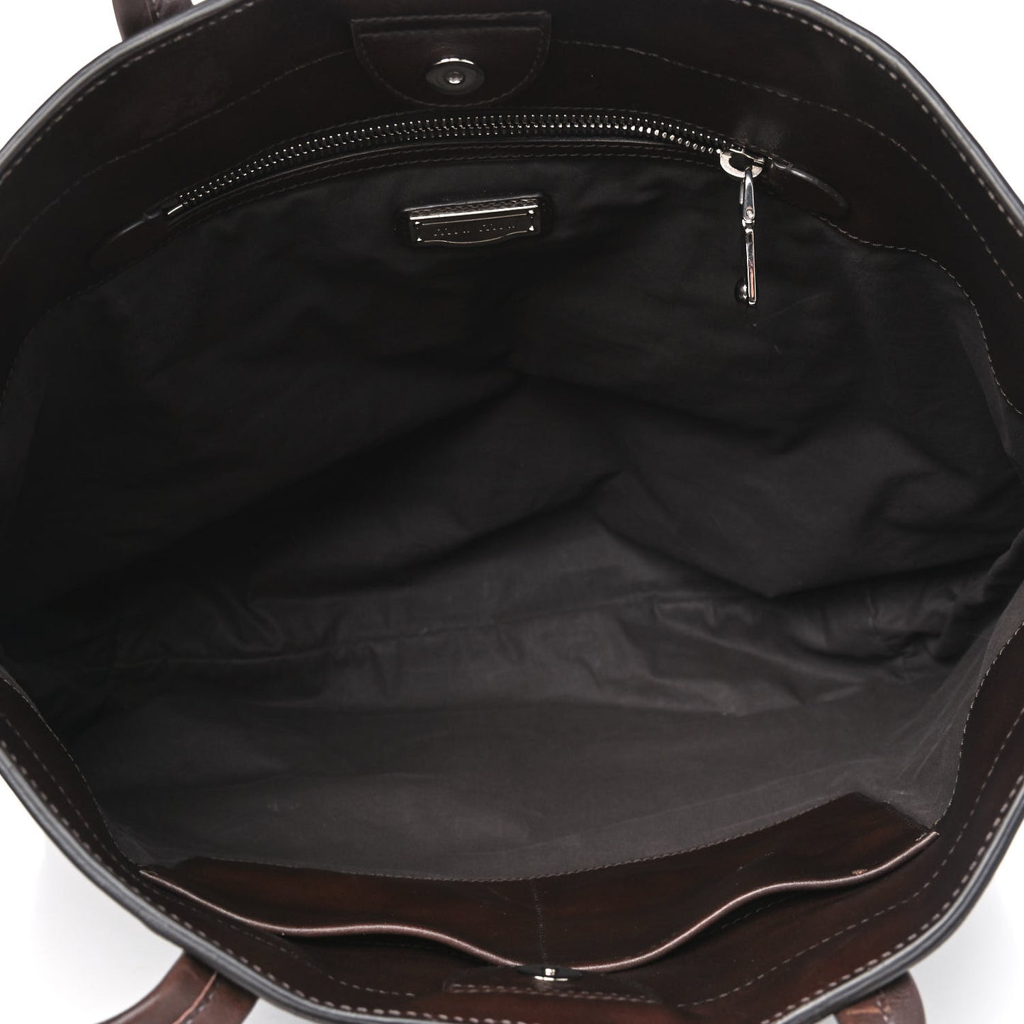 Vitello Soft Calfskin Shopping Tote Nocciolo
