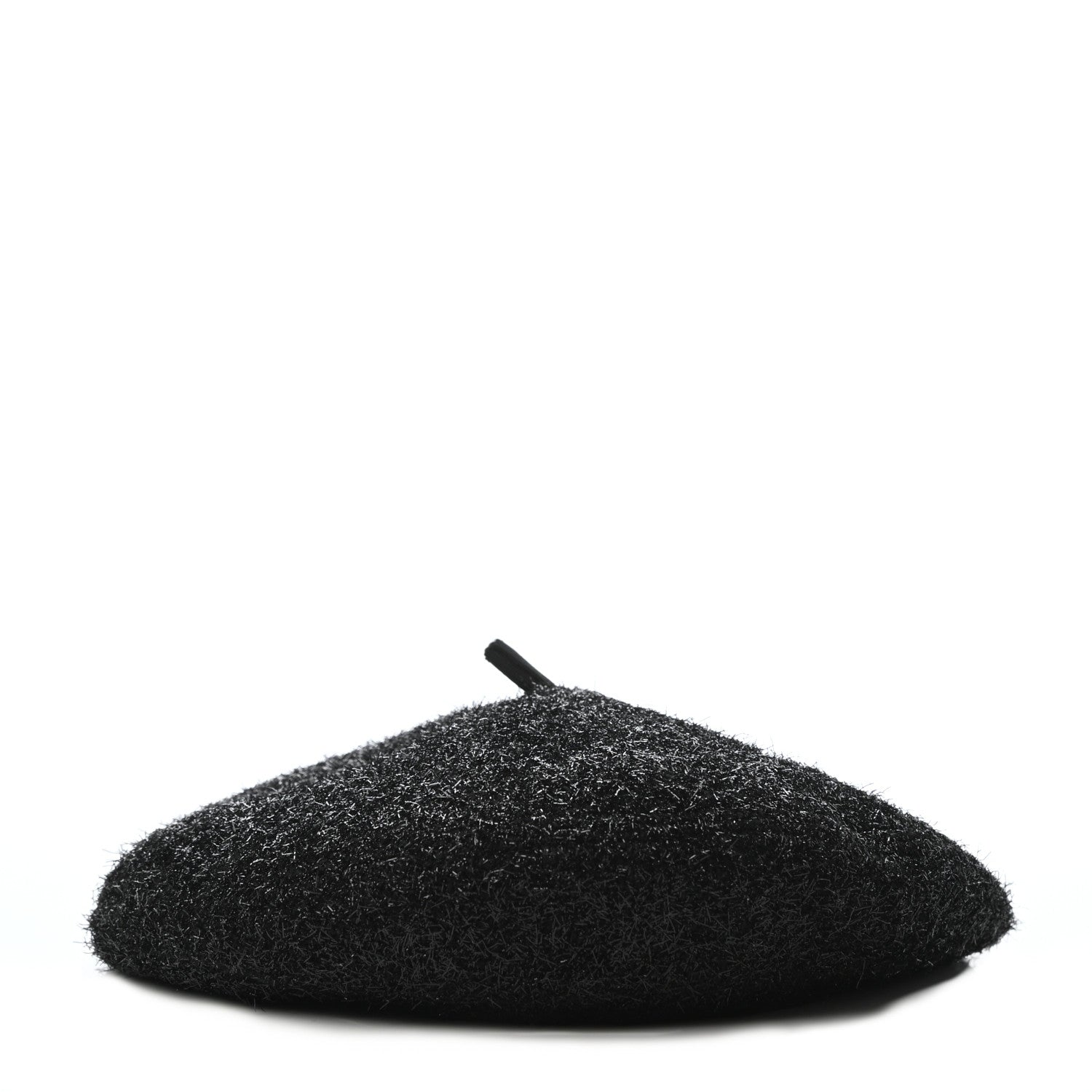 Chanel Cotton Polymide Beret Hat S Black 5 of 8