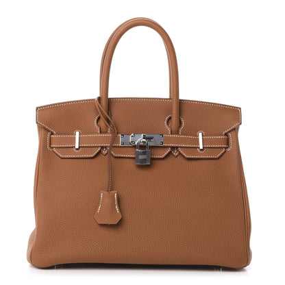Hermes Togo Birkin 30 Gold 1 of 11