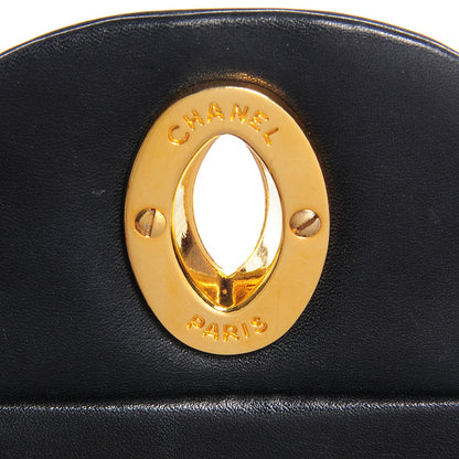Chanel Lambskin Quilted XL Jumbo Flap Black 9 of 9