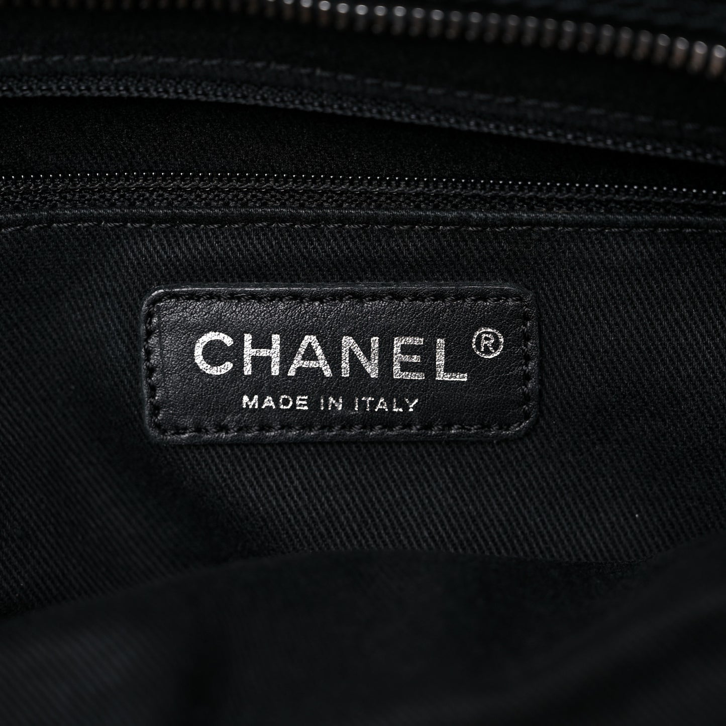 Calfskin Small Diamond Stitch Tote Black