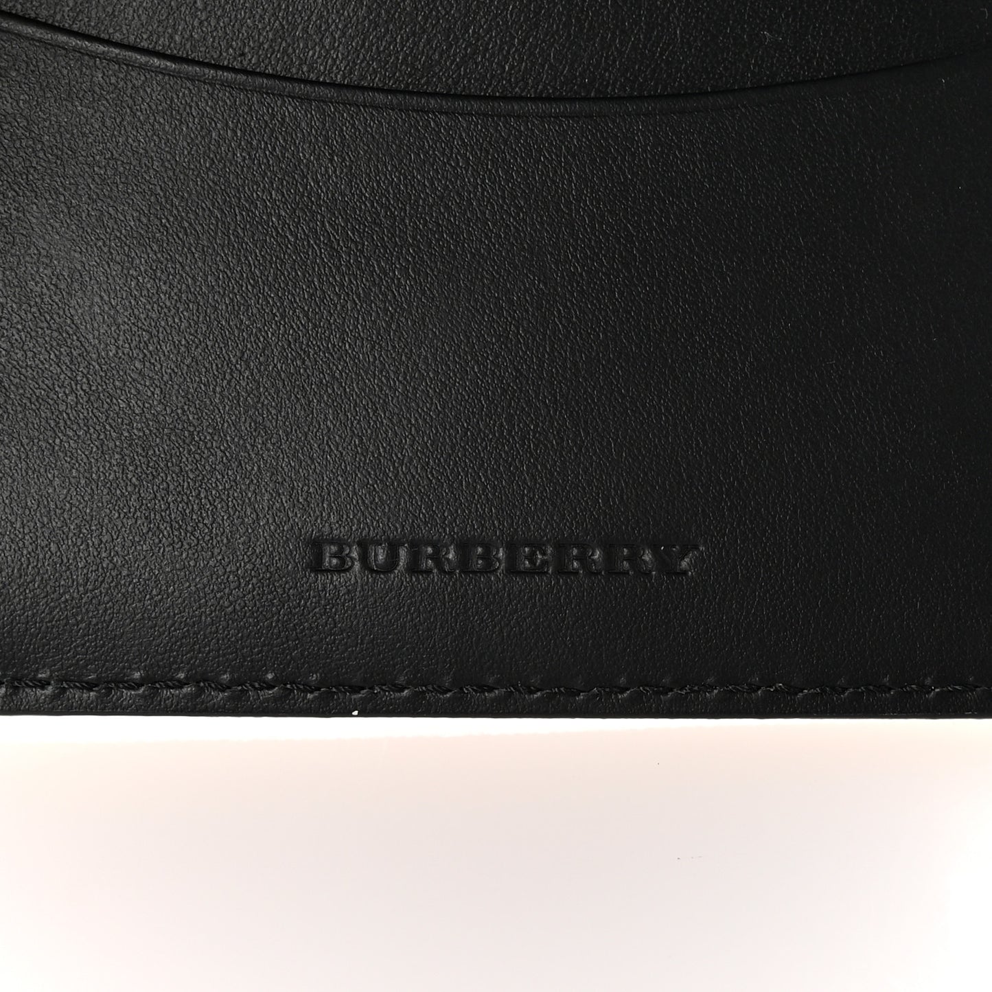 House Check Luna French Wallet Black