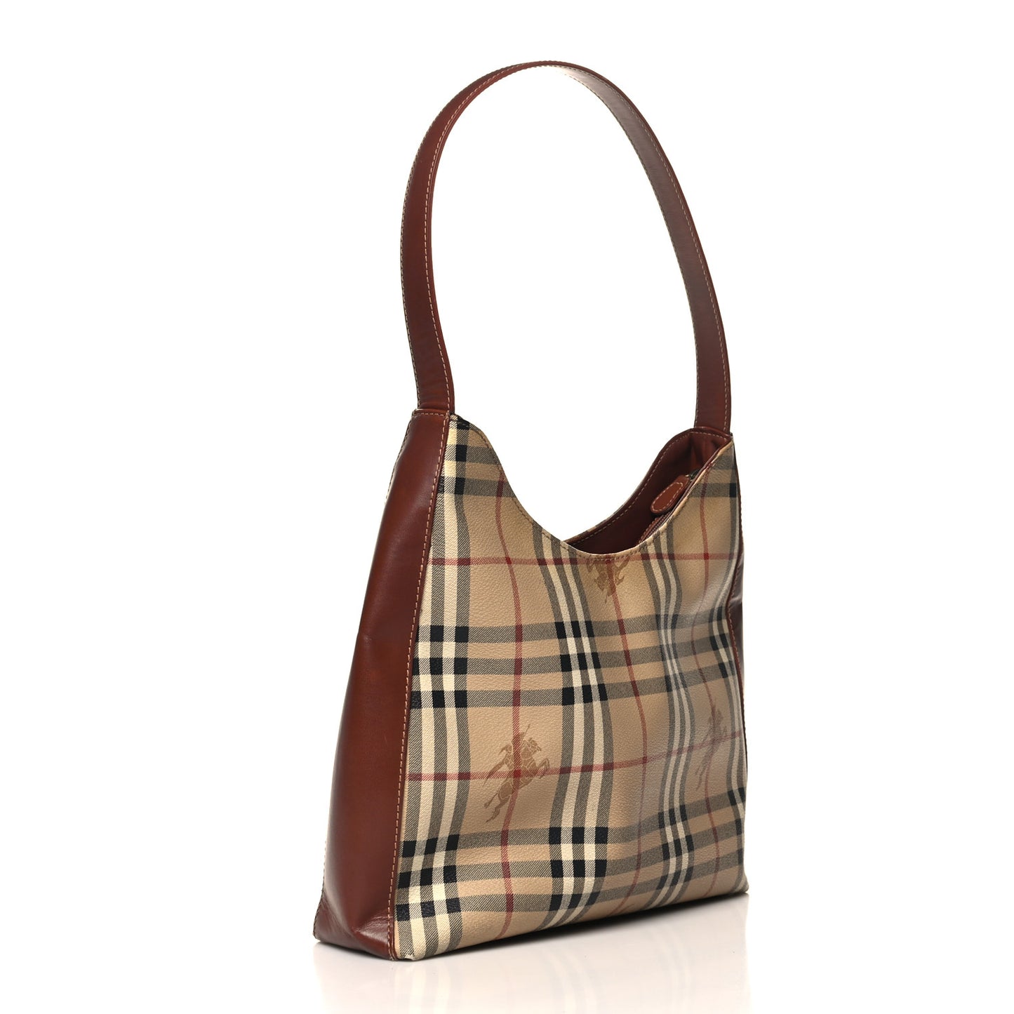 Haymarket Check Shoulder Bag Tan