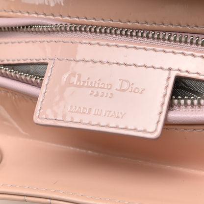 Christian Dior Patent Cannage Large Lady Dior Light Pink 7 of 18