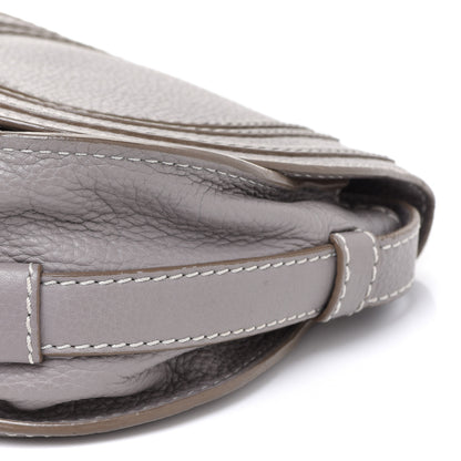 Chloe Calfskin Mini Marcie Round Crossbody Bag Cashmere Grey 10 of 12