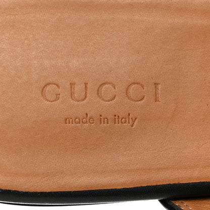 Gucci Calfskin Womens Princetown Slippers 38 Black 8 of 20