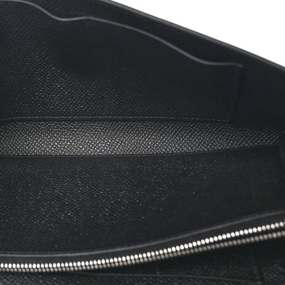 Hermes Epsom Kelly Wallet To Go Black 6 of 12